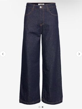 Just Female Dark Blue Wide-Leg Jeans